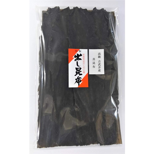 道正昆布　黒口浜古武井産真昆布　500g　大容量